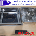 Bếp lẩu 3 ngăn vuông cho nhà hàng quán ăn tại Hải Phòng