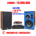 Bộ Dàn Karaoke gia đình Loa Weeworld W720 Mặt xanh