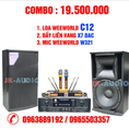 Bộ dàn karaoke loa full bass 30 giá rẻ