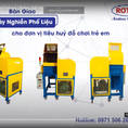 Máy nghiền nhựa đồ chơi trẻ em phiên bản best seller của ROTEC Việt Nam