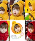 Bộ khăn áo choàng len mùa đông cho bé giá
