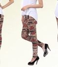 Quần legging lót nỉ họa tiết cờ Anh