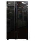 Tủ lạnh Hitachi R M700PGV2GBK, 3 cánh, 600 lít, màu đen thủy tinh