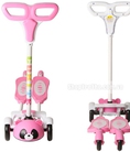 Xe trượt scooter có 2 bàn đứng, xe trượt 3 bánh phát sáng