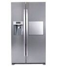 Bán trượt giá: Tủ lạnh Side by side Sharp SJ D60LWB ST 608L nhập khẩu chính hãng