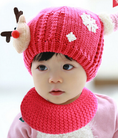 Khăn mũ tre em,khăn mũ cho bé,khăn mũ len cho bé,bộ khăn mũ len cho bé,bộ khăn mũ len trẻ em, KOREA giá rẻ nhất