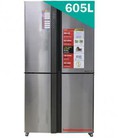 Tủ lạnh 4 cánh Sharp SJ FX680V WH 678 lít, inverter, chính hãng, giá tại kho