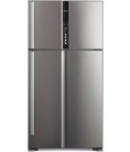 Tủ lạnh 2 của Hitachi R V720PG1X 600 lít, inverter tiết kiệm điện.