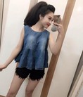 Xả kho áo 2 dây voan, áo pelum bò, phông pha 2 màu chỉ từ 45k thôi ạ. Sỉ số lượng lớn, giá tốt