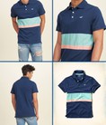 Áo thun có cổ Polo T shirt Hollister Abercrombie authentic hàng Mỹ chính hãng có sẵn totbenre full tem tag nhe