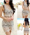 Áo lưới, Khăn sarong, mũ rộng vành đi biển Bán buôn sll