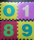 Thảm Xốp 10 số 0 9 30x30x1cm