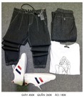 Quần jogger denim cựu chất