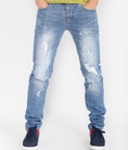 Quần jeans nam rách phong cách thời trang