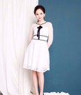 Đầm ren trắng mềm
