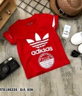 Áo thun in logo adidas dễ thương cho bé trai 2 9 Tuổi ATB195332