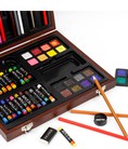 Bộ màu vẽ đa năng hộp gỗ