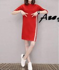 Đầm thun da cá phom rộng dáng suông dày đẹp