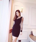 Đầm cát hàn kèm áo lưới