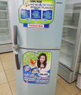 Tủ lạnh Toshiba cũ 180L, mới 90%, 2 cửa, chạy êm, kính chịu lực, mát lạnh nhanh, kháng khuẩn,