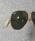 Kính rayban Aviator USA bọc vàng và kính Rayban aviator b l. bọc vàng, kính RayBan Shooter bọc vàng.