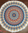 Khăn đi biển đa năng Kiểu Ấn Khăn Yoga, thiền, trang trí họa tiết Mandala 100% Cotton