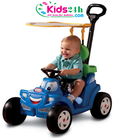 Xe ô tô có cần đẩy và mái che Little Tikes 622069