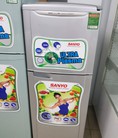 tủ lạnh lóc ga zin 134L SANYO, bh 6 tháng, ngăn rộng, mát lạnh nhanh