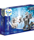 Bộ đồ chơi lắp ráp cao cấp Gigo Robot lập trình thông minh từ xa 8 mô hình 230 miếng ghép 7416