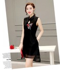 Đầm cổ tàu hình bướm TTMS937