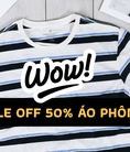 Tặng 50% khi mua áo phông KẺ tại Anoki Shop