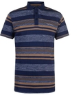 Áo thu cộc tay có cổ Pierre Cardin Yarn Striped Polo Shirt Mens