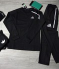 Bộ nỉ thể thao cổ tròn Adidas đơn giản, tinh tế