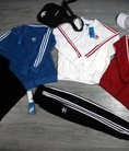 Bộ nỉ thể thao Adidas cánh sen, dáng boomber .
