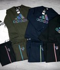 Bộ nỉ thể thao , chui dày dặn , cotton co giãn , logo ép phản quang 7 màu