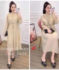Đầm dập ly tay dài xinh AXT16021 mới nè