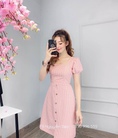 Đầm caro kate cổ vuông dịu dàng DH1602 mới nè