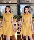 Đầm sơmi nơ eo xinh XQ17024 mới nè