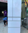 Tủ lạnh PANASONIC NR F553HPX date 2018 hàng trưng bày kính màu trắng