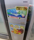 Tủ lạnh cũ Toshiba 173L quạt gió, mới 88%, chạy êm, plasma khử mùi