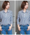 Áo sơ mi tay dài sọc cao cấp HK