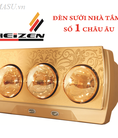 Đèn sưởi nhà tắm của Heizen HE 3B làm từ chất liệu cao cấp là hợp kim nhôm bền bỉ