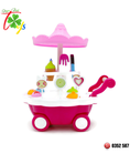 Đồ chơi xe đẩy bán kem cho bé