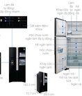 https://bit.ly/33LIpCW Tủ lạnh Hitachi R FW690PGV7 GBK , 540 lít, Inverter Đen