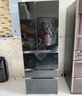 Tủ lạnh Toshiba 6 cánh GR F56FXV ZT mặt kính 2012