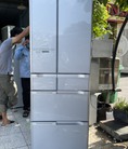 Tủ lạnh HITACHI R B5200 517 Lít Date 2012 MÀU XÁM XANH Có Menu cảm ứng bên ngoài, có cửa trợ lự