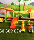 Đồ chơi bập bênh mầm non bập bênh trẻ em hình con thú