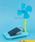Quạt nhựa tự chế bằng pin mặt trời