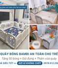 Quây cũi nhựa an toàn cho bé