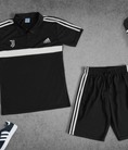 Bộ thể thao nam cổ bẻ dángg polo Juve chất thun thể thao chuẩn nhà máy co giãn thấm hút mồ hôi hàng VNXK